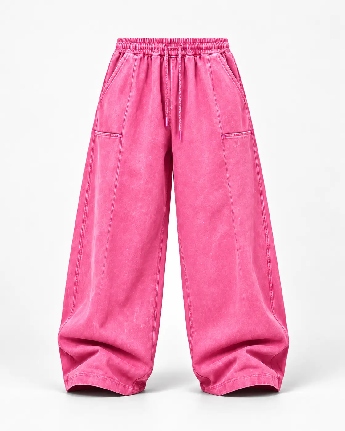 Pink TABOO wide-leg trousers